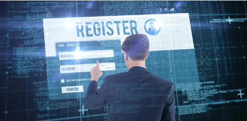 Startup founder registering a software house with PSEB through online portal