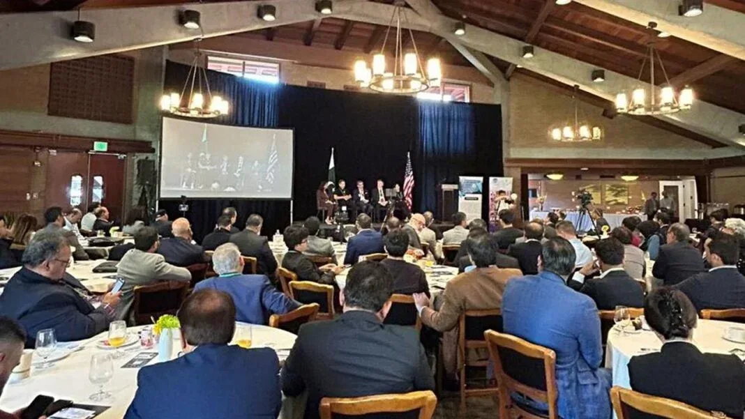 Pakistan-US Tech Investment Conference 2025 in Washington DC, featuring IT leaders and entrepreneurs showcasing Pakistan's tech potential