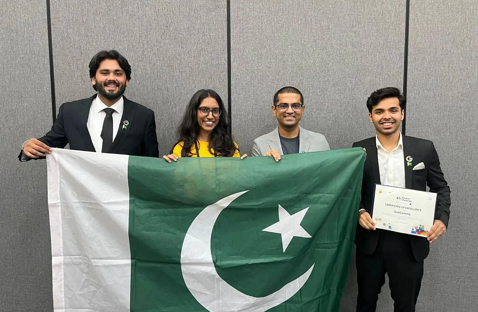 Pakistani students from Institute of Space Technology awarded for GeoGemma AI satellite imagery tool at Google competition