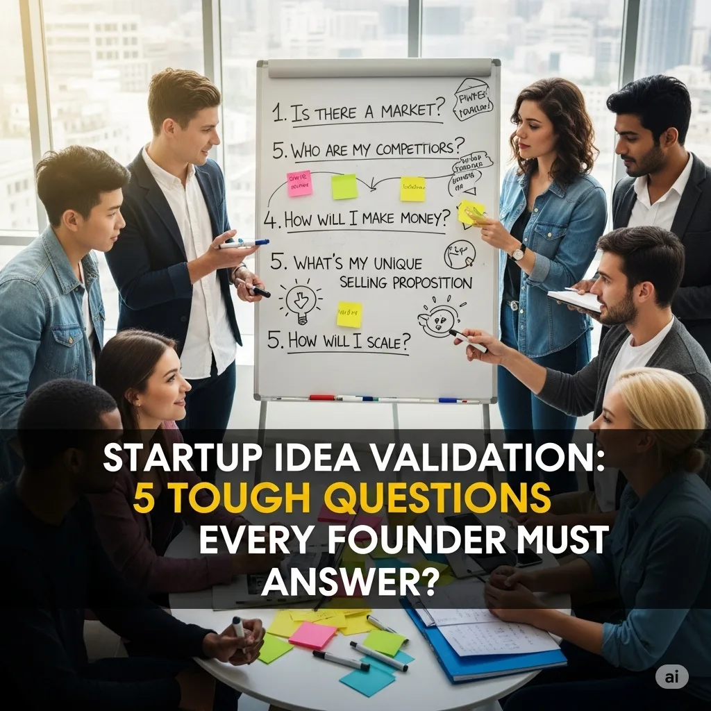 Startup Idea Validation 5 Tough Questions Every Founder Must Answer