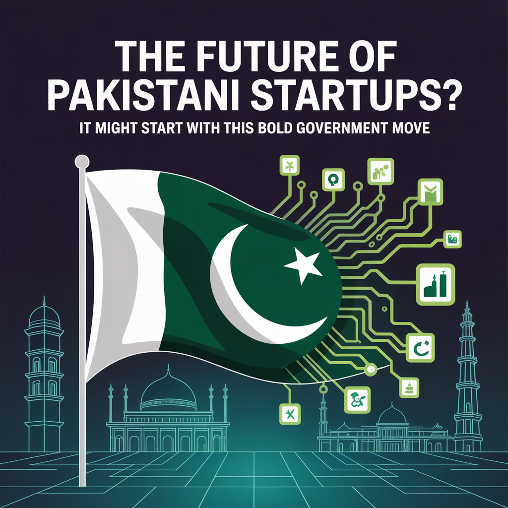 Illustration of digital trade concept featuring interconnected regional markets, digital devices, and data flow representing Pakistan's e-commerce ecosystem.