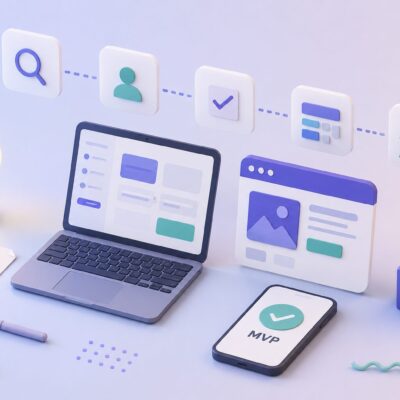 A founder in Pakistan building a startup MVP using AI and no-code tools without coding