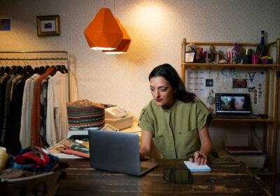 Entrepreneur setting up an online business and store in Pakistan, 2026