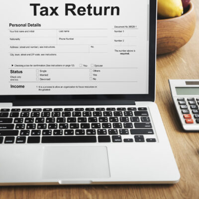 Person filing income tax return on FBR IRIS portal in Pakistan, 2026