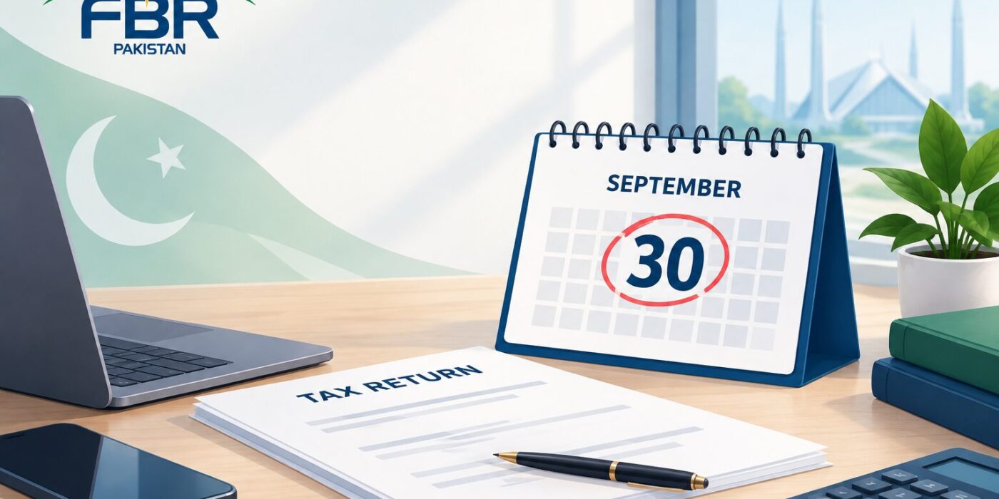 "FBR income tax return deadline September 30 2026 for Pakistan founders and businesses"