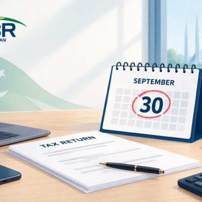 "FBR income tax return deadline September 30 2026 for Pakistan founders and businesses"
